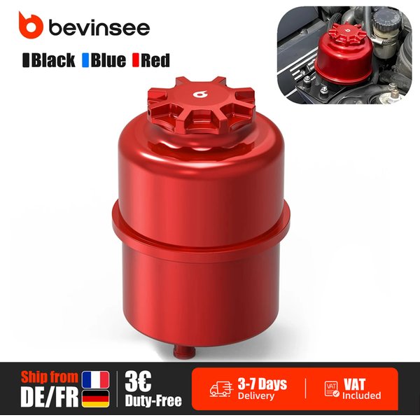 (EU-Lager) Servolenkungsbehälter-Kit für BMW E90 E91 E92 E46 E36 E87 E93 E60 E61 E39 E30, ersetzt 32416851217,32 41 6 851 217,32410141426,32411124680,32 41 6 851 332,32 41 1 128 333,32411128333,32 41