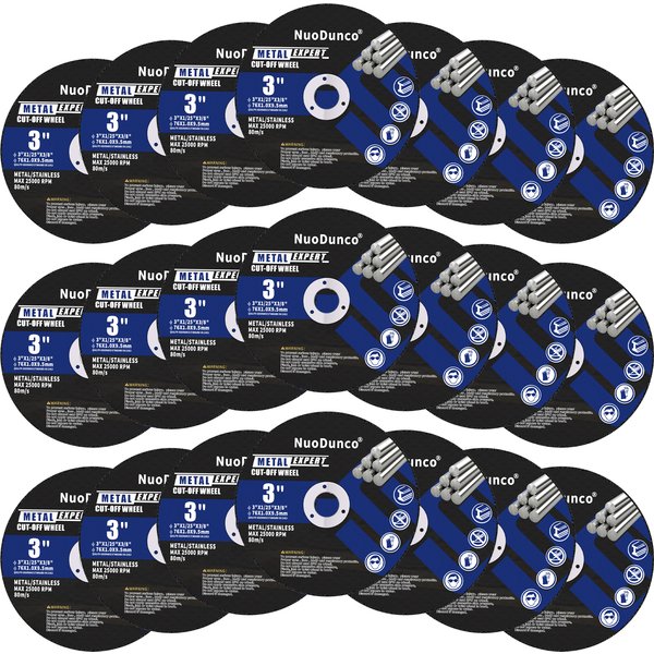 76 mm Metall-Trennscheibe für Winkelschleifer, 9,5 mm Bohrung, Trennscheibe, Edelstahl, Schleifen, Schleifen, Sägeblatt für Metall