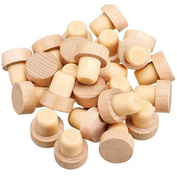 Bouchon de bouteille de vin en liège en forme de T, 50 pièces, bouchon de vin en liège, bouchons de vin réutilisables, bouchon de vin en bois et en caoutchouc
