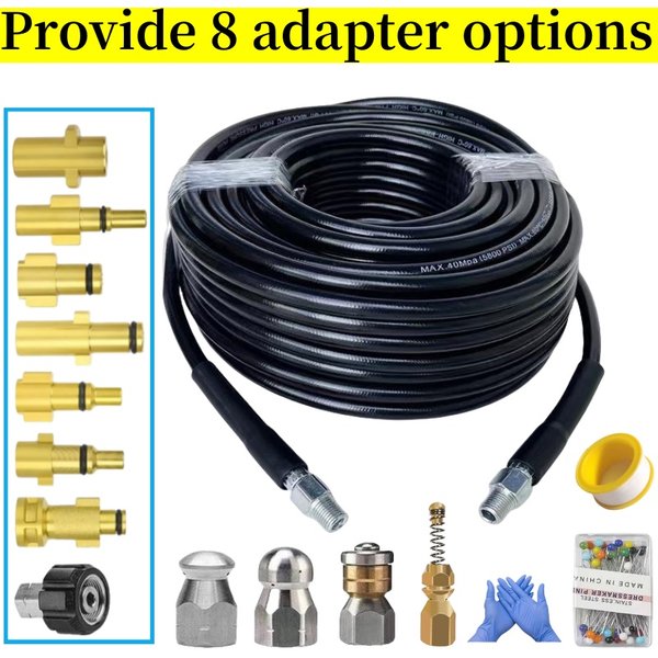 Tuyau de nettoyage des égouts, buse de nettoyage haute pression, tuyau haute pression, pour Karcher Interskol Nilfisk Bosch
