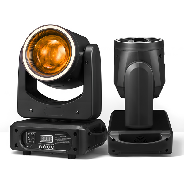 Mini projecteur LED 100W à effet faisceau et halo, tête mobile RGBWAPY 7-en-1, lumière DJ LED Osram, lumières stroboscopiques de scène, pour discothèque et fête