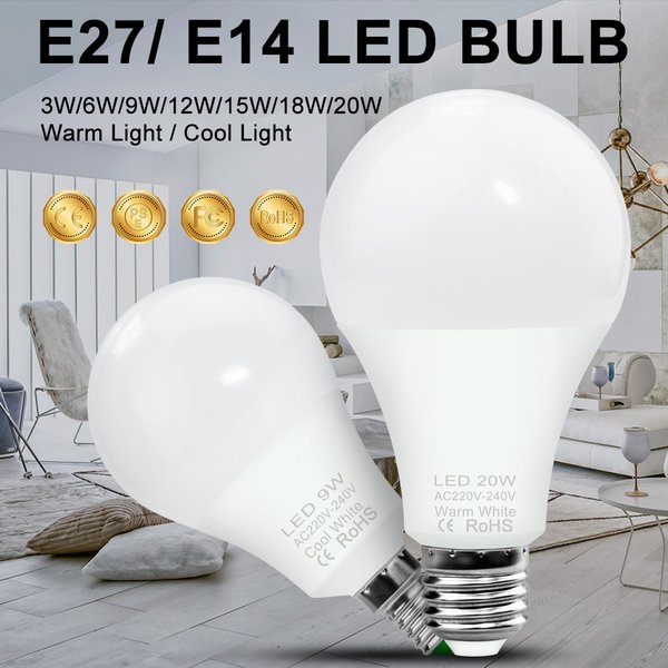 LED Bulb 220V E27 Corn Lamp Warm White Light LED Chandeliers Bulb 240V Spotlight LED Lampara 3W 6W 9W 12W 15W 18W 20W For Home