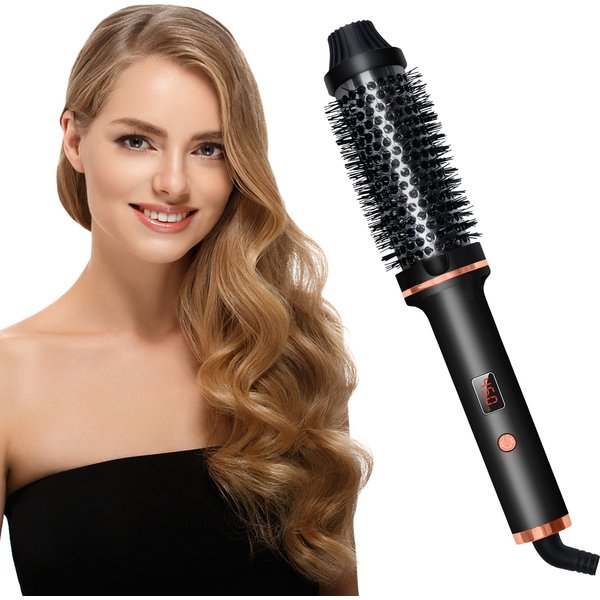 3 in 1 ionischen Locken wickler Glätte isen profession eller Lockens tab beheizte Haars tyling bürste Anti-Verbrühungs-Haarkamm bürste Lockens tab