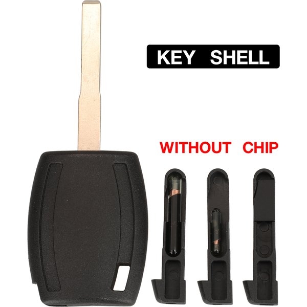 Jingyuqin-Coque de clé HU101 pour Ford Fi.C. Mondeo Focus, C-Max, S-Max, Galaxy Kuga, Applicable à 3 Spécifications de Puces, 10 Pièces