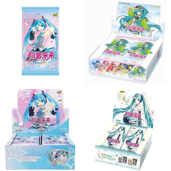 KAYOU Oryginalny Zestaw Kart Hatsune Miku Charm Pack Shining Superstar Party Show Cards CR OR UTR Rzadka Kolekcja Kart Zabawek