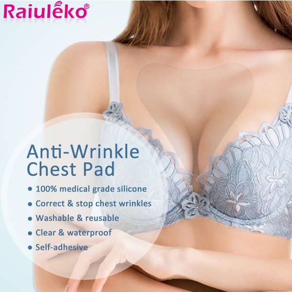Reusable Anti-aging Silicone Invisible Chest Patch Self Adhesive Anti Wrinkle Chest Pad Eliminate Preven Wrinkle Neckline Care