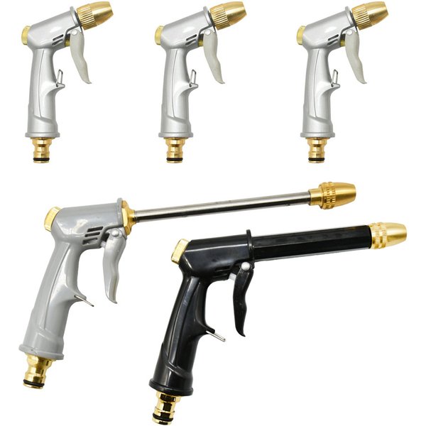 Pistolet d'arrosage de jardin, arroseurs d'irrigation de jardin, réglable, pour lavage de voiture, arrosage de pelouse, pistolet à eau, 1 pièce
