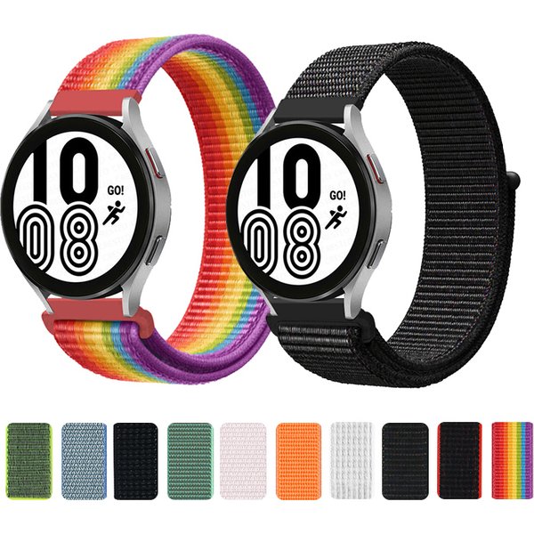 Band For Samsung Galaxy Watch 4 3 classic 5 Pro active 2/Gear S3 Nylon Loop Correa Bracelet Huawei Watch GT 2 3 Strap 22mm 20mm