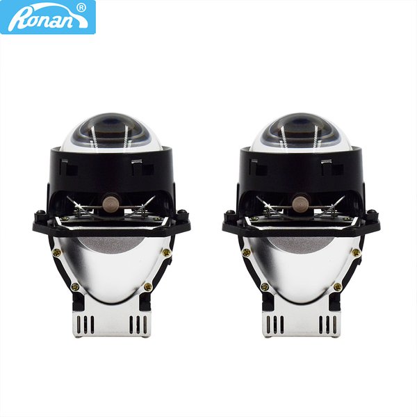 RONAN 3,0 zoll 2 stücke Bi-LED Gebaut in Fahrer 5500K 2800LM 58W Projektor Objektiv für Universal auto Scheinwerfer Upgrade Nachrüstung