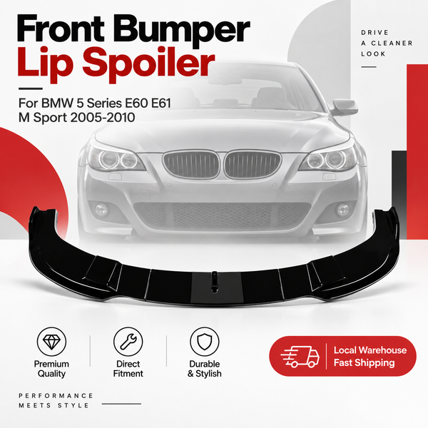 Frontstoßstangen-Modifikation für BMW 5er E60 E61 M Sport 2005-2010, Frontlippe, Frontspoiler