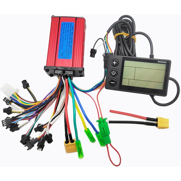 24V 36V 48V 350W 250W MAX20A E-bike/skuter elektryczny bezszczotkowy kontroler wyświetlacz LCD do roweru elektrycznego
