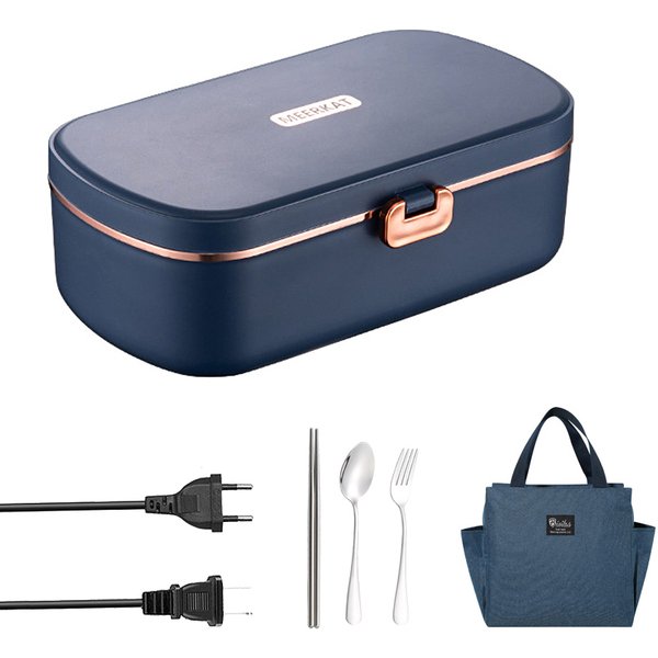 220V 110V EU US Plug électrique chauffé boîte à déjeuner chauffage en acier inoxydable étudiant bureau maison chauffe-plats ensemble de récipient chauffant