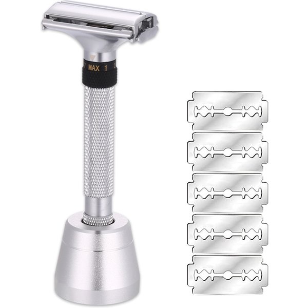 YINTAL NEW Fashion Color Razor Butterfly Open Adjustable Safety Classic Razors Men's Shaving Barber Long Handle Shaver