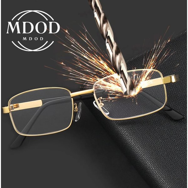 Metal Frame Reading Glasses Men Square Full Frame Glasses Women Magnifying High Definition Presbyopic Eyewear 0 to +4.0 Diopter
