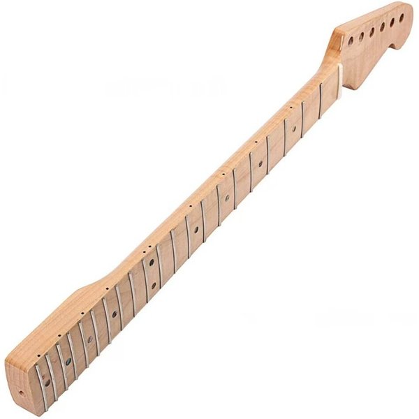 Manche de guitare électrique à 22 frettes, manche en érable avec couture centrale au dos, pièce de rechange pour guitare de style ST Strat