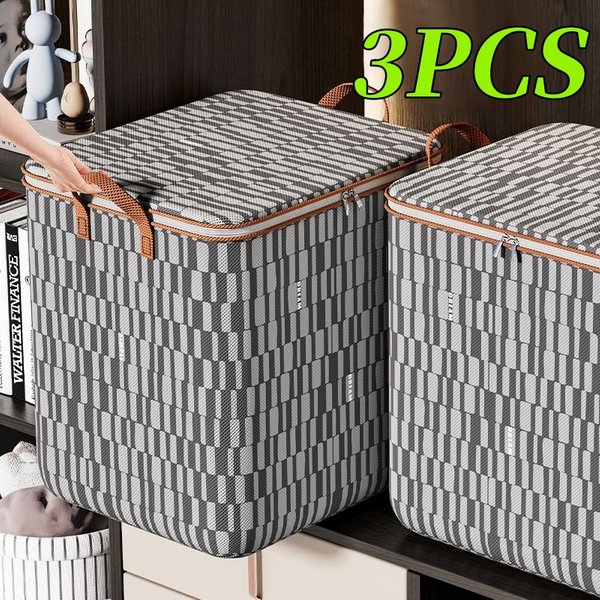 Sac de rangement portable étanche et résistant à l'humidité, grand Cisco, bacs à jouets, conteneur de rangement avec fermeture éclair pour l'athlon, 1 à 3 pièces