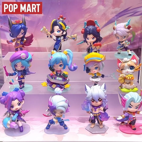 POPMART – tactique de combat d'équipe originale, série Little Legend, 2ème boîte aveugle tendance, figurines de haute qualité, décoration, cadeaux Surprise, jouets