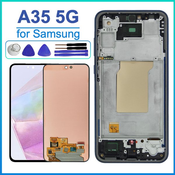 Écran LCD de haute qualité pour Samsung Galaxy A35 5G, écran tactile LCD, assemblage du numériseur pour téléphone portable Samsung A35 5G