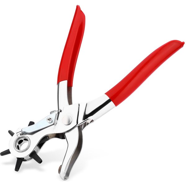 Multifunktionaler Tragbarer Locher für Schwerlastanwendungen, Leder-Gürtel- und Uhrenarmband-Lochstanzer, Handzange für Gürtellocher NW-112