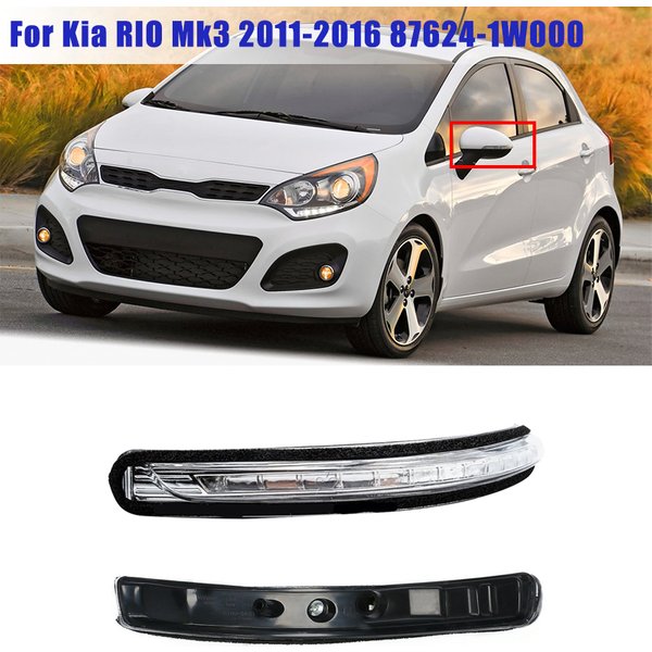 Auto Rückspiegel LED Seite Blinker Licht für Kia Rio MK3 2012-2016 87624-1w000 Seitenflügel Repeater Anzeige lampe