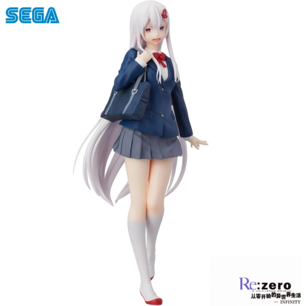 Figurka akcji Sega Original Re:Zero - Starting Life In Another World Echidna, nowa, w oryginalnym opakowaniu, model do montażu.