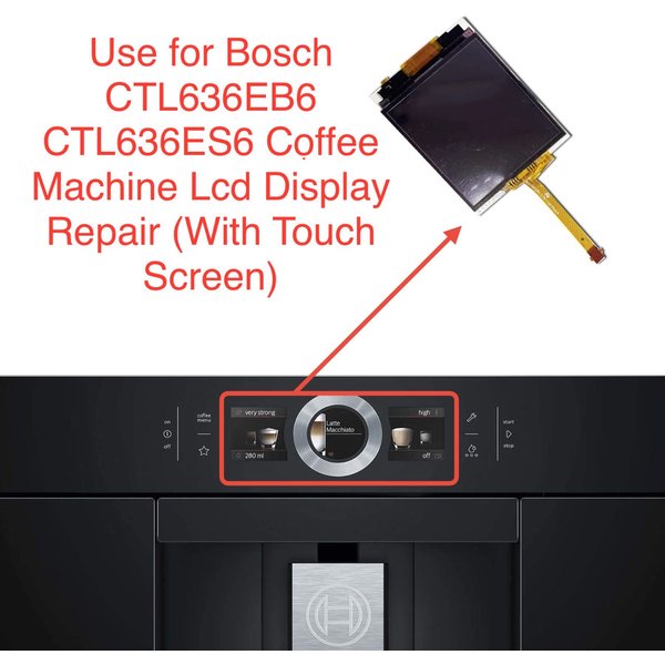 Neues Original-Bildschirm-Oled-LCD-Display für Bosch CTL636EB6 CTL636ES6 Kaffeemaschine Ofen Ersatz/Reparatur (mit Touchscreen)