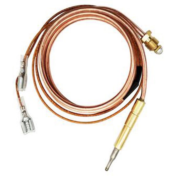 Friteuse à gaz table de cuisson capteur de température renversé fil de contrôle Type de tube en cuivre four pilote gril Thermocouple avec borne plate de 6.3mm