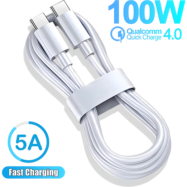 Câble USB C vers Type C PD 100W, pour Samsung S23 S22 Ultra Xiaomi 13 12 Huawei Oneplus, Accessoires de Charge Rapide