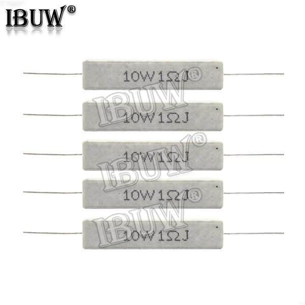 10 Stück 10 W Zementwiderstand 0,1 ~ 10 kOhm 0,33 R 1R 10R 100R 0,22 0,33 1 10 100 1 K 10 K Ohm Zementwiderstand igmopnrq