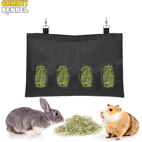 Oxford Pet Hay Bag Large-capacity Hamster Guinea Pig Feeding Bag Rabbit Chinchilla Hay Feeder Storage Bag for Small Animal D9133