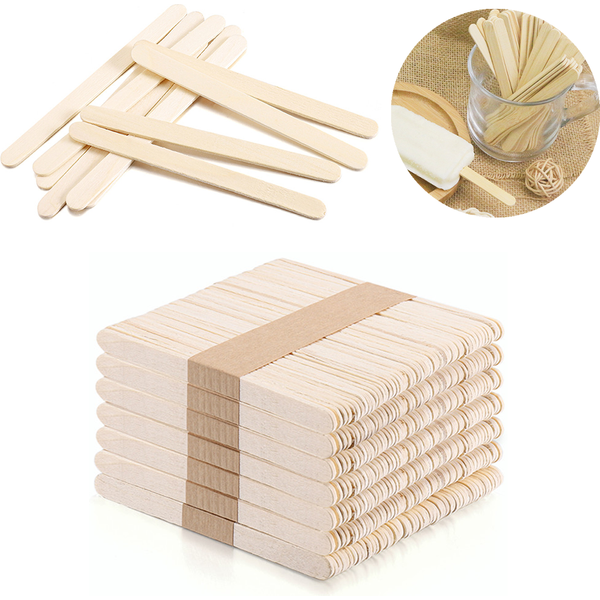 50/100/150Pcs Resin Tool Epoxy Stirring Stick Popsicle Ice Cream Stick Handmade DIY Resin Mold Wood Ice Pop Sticks Making Tools
