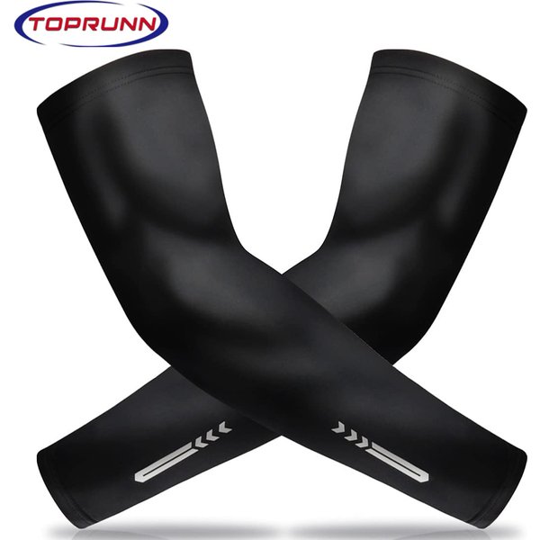 1 paire de manchons de bras de Protection solaire UV UPF 50 pour hommes et femmes, manchons de bras de Compression de refroidissement pour le cyclisme, le basket-ball, le Golf