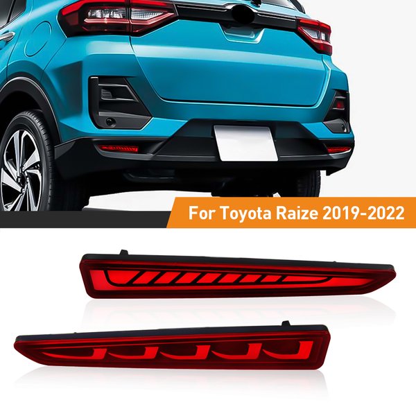Für Toyota Raize 2019 2020 2021 2022 LED Hecks toß stange Reflektor Licht Auto Bremse Warnleuchte Blinker Nebel Auto Zubehör