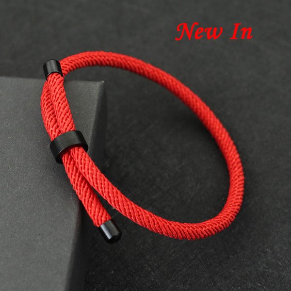 Nouveau Bracelet minimaliste en acier inoxydable réglable unisexe 4mm cordon en Nylon chaîne Bracelet Couple cadeau pour amoureux accessoires de loisirs