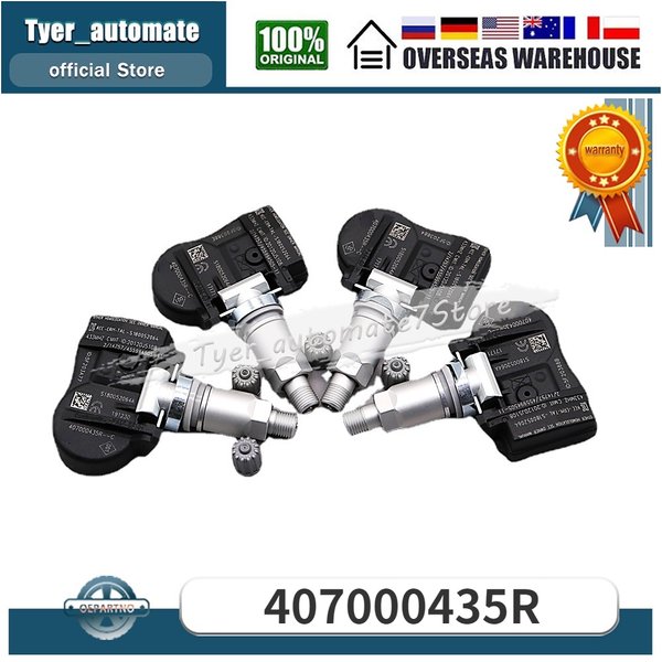 Für Renault Fluence Laguna Latitude Megane Van Scenic Zoe Reifendruckkontrollsystem Sensor 433 MHz 407000435 R