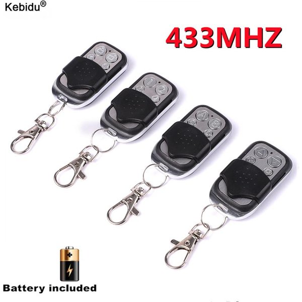 443 mhz 4CH Fernbedienung Duplizierer Schlüsselanhänger Entfernung Fernbedienung 433,92 MHZ Klon Für Garage Tür Tor mit 12 V 27A Batterie