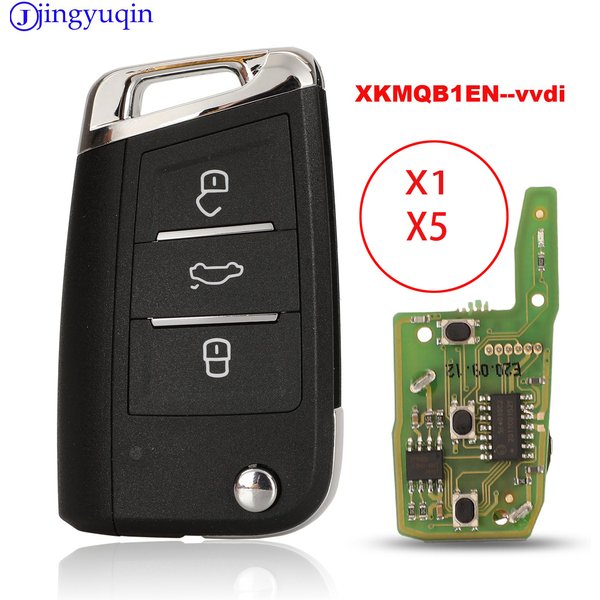 XHORSE jingyuqin XKMQB1EN pour clé à distance VW Style MQB 3 boutons pour outil clé VVDI