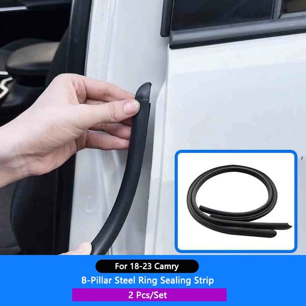 Autotür-Dichtungsstreifen, Gummi, B-Säule, geräuscharm, staubdicht, für Toyota RAV4 Camry Corolla Harrier Venza Cross Frontlander CHR IZOA