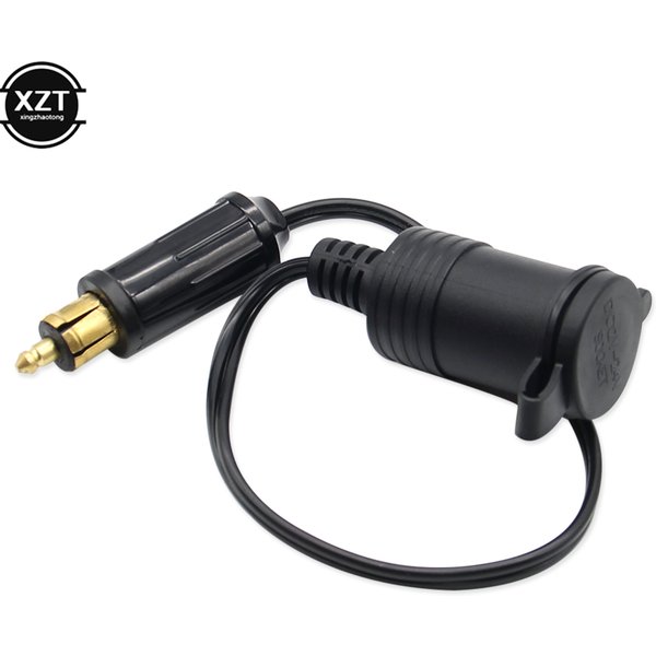 Prise ue DC 12V 24V pour BMW DIN Hella, prise de chargeur de moto, conversion en voiture, adaptateur allume-cigare, câble d'alimentation