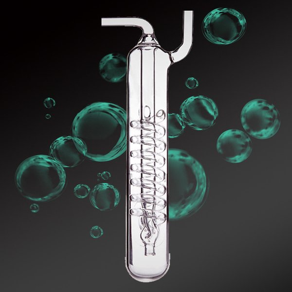 Enregistreur de bulles en spirale pour Aquarium, diffuseur de verre, compteur de bulles de CO2, atomiseur de Style ADA, système d'eau, plantes d'aquarium, produits pour animaux de compagnie
