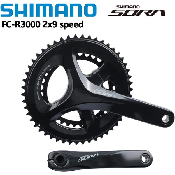 Shimano Sora FC-R3000 Crankset 2x9 Speed 170mm 175mm 50-34T With BB-RS501 Road Crank For Road Bike Bicycle
