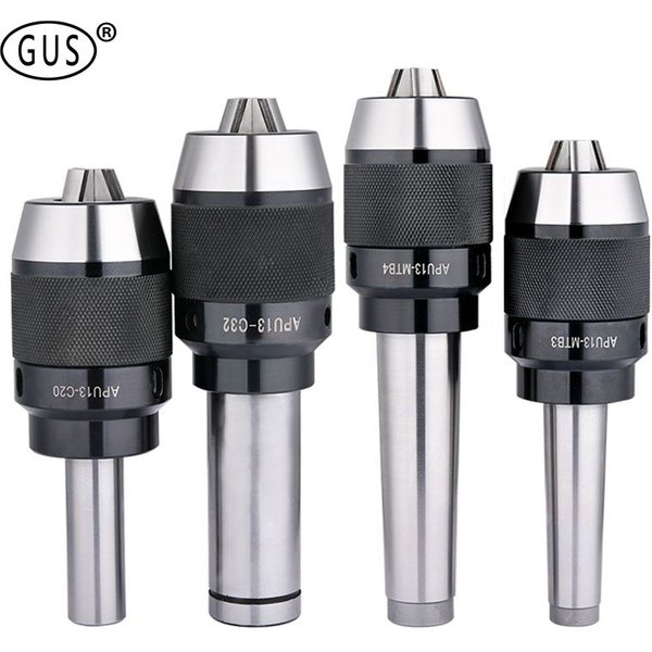 Morse MT2 MT3 MT4 Gerader Schaft C20 C25 C32 R8 Werkzeughalter APU13 APU16 CNC Integriertes Selbstspannendes Drei-Backen-Bohrfutter