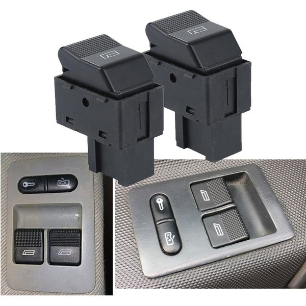 Interrupteur de fenêtre électrique, 2 pièces, pour VW, Polo, Lupo, Seat, Cordoba, Ibiza 6N2 6X0 959 855B 6X 0959855 B B