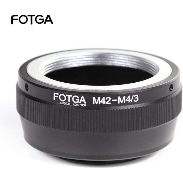 FOTGA Focus Foto Adapter Ring for M42 42mm Screw Mount Lens to Olympus Pen and Panasonic Lumix MFT M4/3 Mount Mirrorless Camera