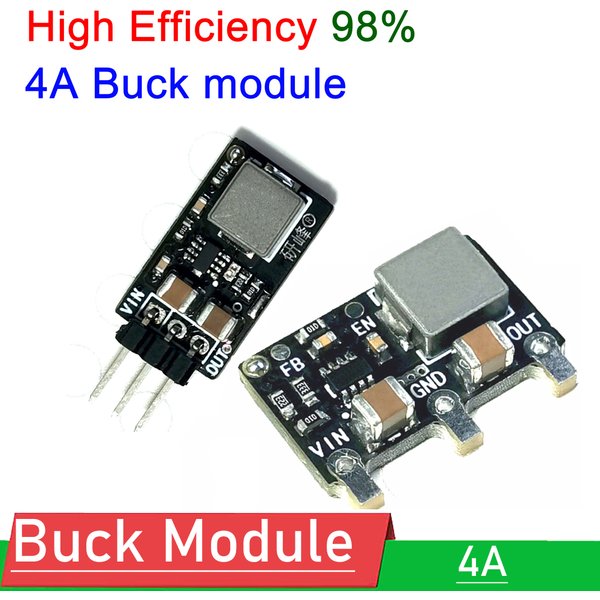98% 4A Mini DC-DC Buck Converter 5.5V-16V 6V 9V 12V 15V to 5V 3.3V Step-down Voltage Regulator Power Supply Module