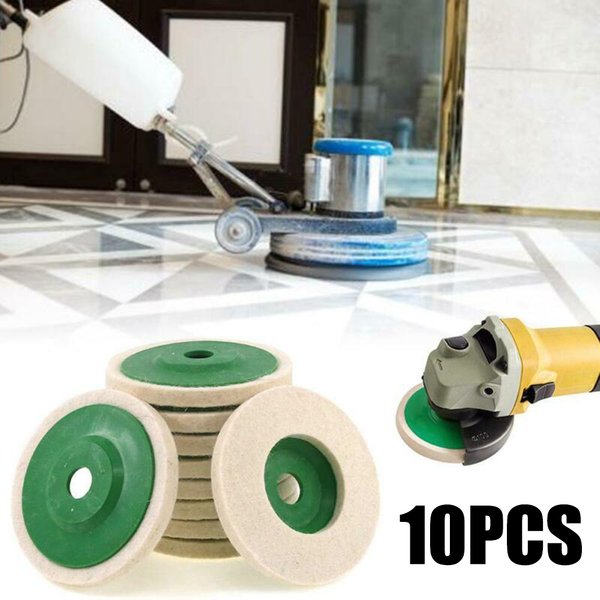 /05/2019 de Polissage en Laine de 4 Pouces pour Meuleuse d'Angle, Accessoires pour Voiture, 3/10 Pièces