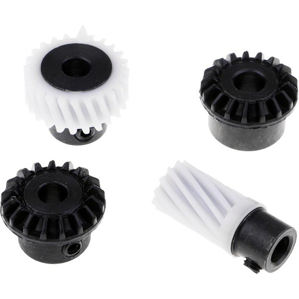4Pcs/set Plastic&Metal Sewing Machine Rotating Hook Bevel Gear for Singer Sewing Machine 502 507 509 518 522 Accessories