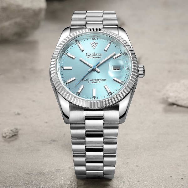 CADISEN – montre mécanique automatique pour hommes, marque de luxe, C3 lumineux AR saphir MIYOTA 8215, étanche à 100M, cadeau, nouvelle collection