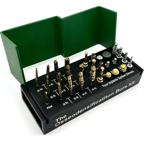 29 pièces/ensemble forets d'implant dentaire Osseodsification fraises Kit de forets de levage de Sinus maxillaire pour outils de dentisterie chirurgicale