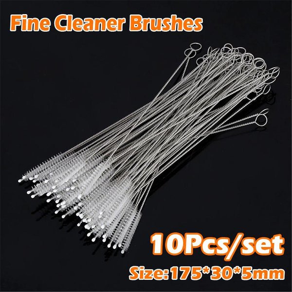 10pcs/set Fine Tube Cleaning Brushes Tools Pipette Tank Pipe Brush Bottle Suction Tube Glass Cleaner